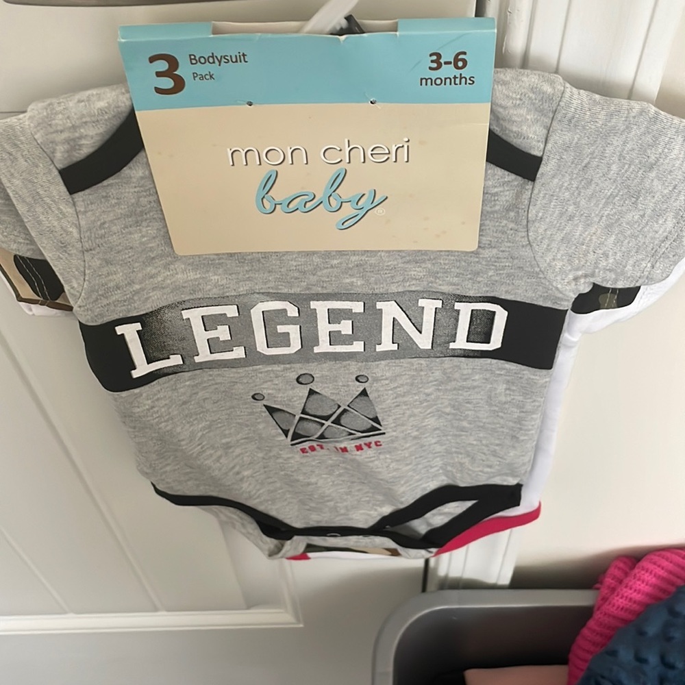 Mon Cheri baby onesies 3 to 6 months bodysuit
